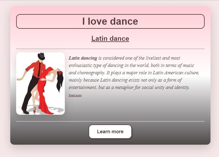 Latin Dance